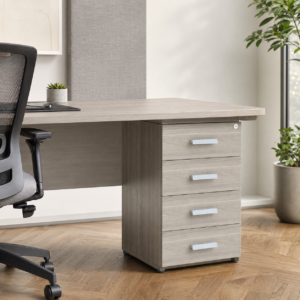 GAVETEIRO PEDETRAL 4 GAVETAS | PRIMA CLEAN 15mm