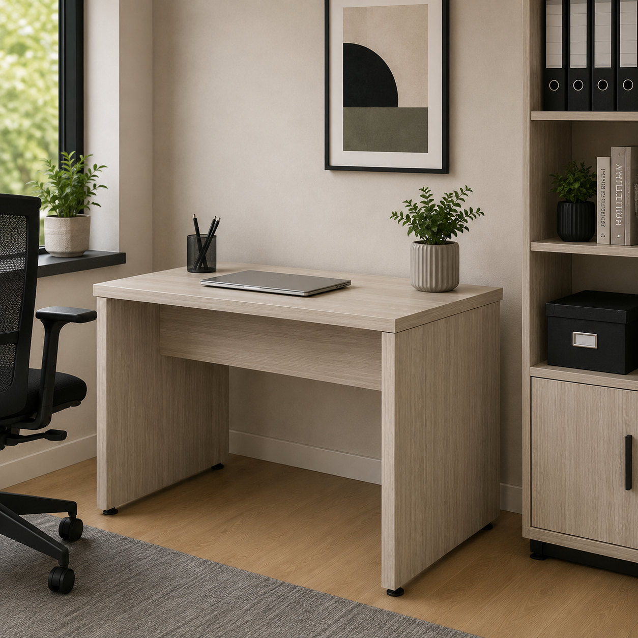 MESA RETA PÉ PAINEL | PRIMA IMPACT 40 MM