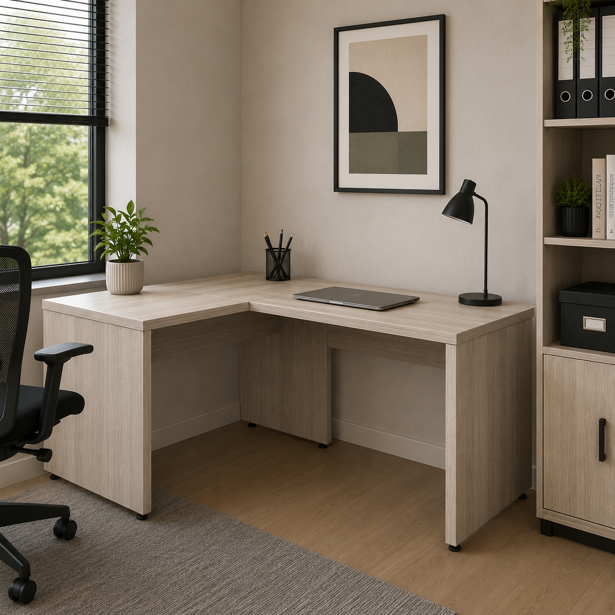 CONJUNTO MESA EM L | PRIMA IMPACT 40mm