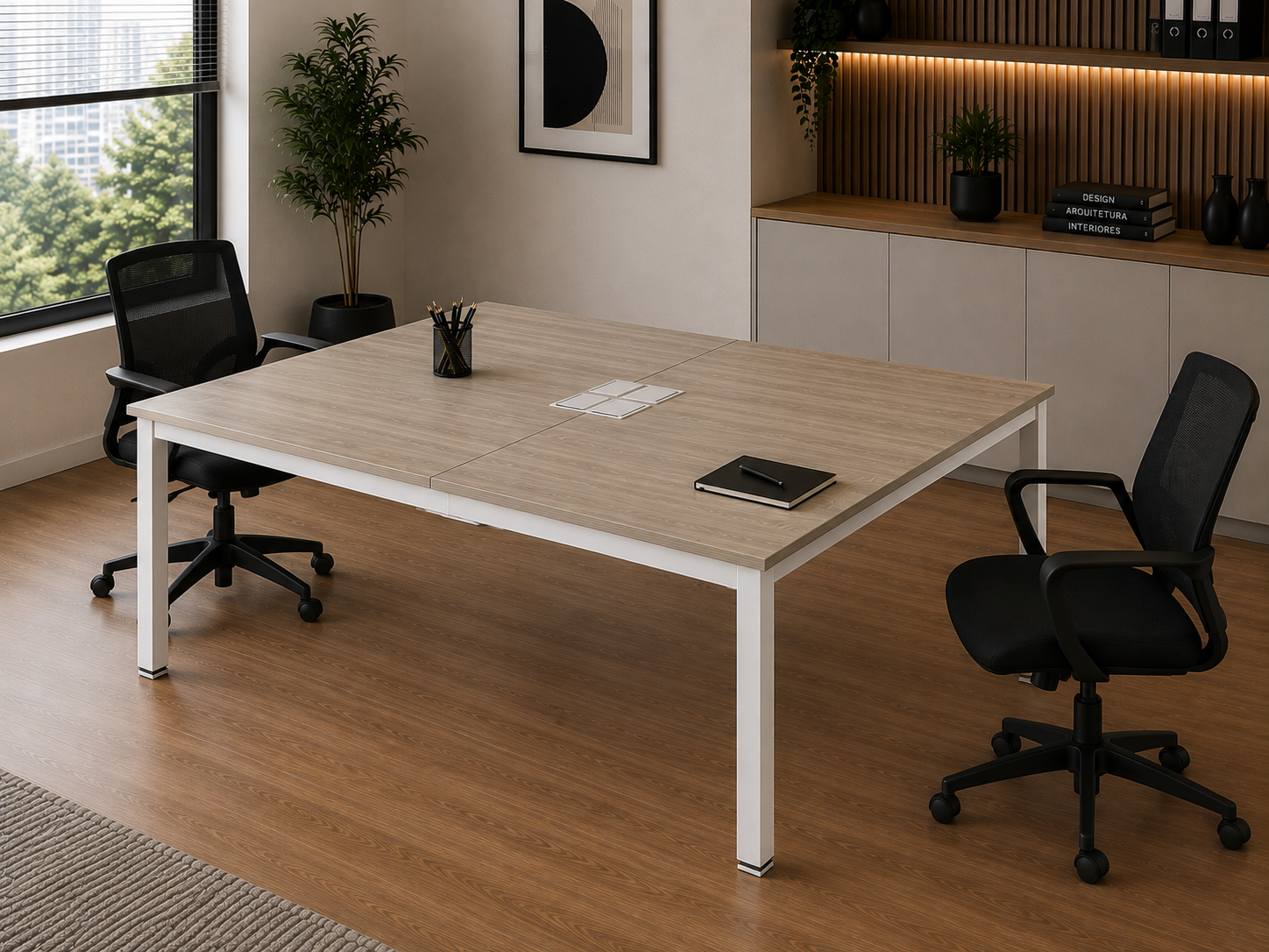 PLATAFORMA DUPLA CENTRAL PÉ TRAVE | PRIMA ARQ 25mm