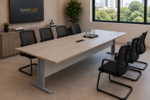 MESA DE REUNIÃO RETANGULAR | LINHA GOLD