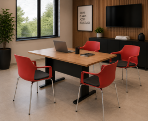CADEIRA VESPER DIÁLOGO FIXA 4 PÉS EMPILHÁVEL